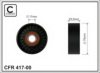 CAFFARO 417-00 Tensioner Pulley, v-ribbed belt